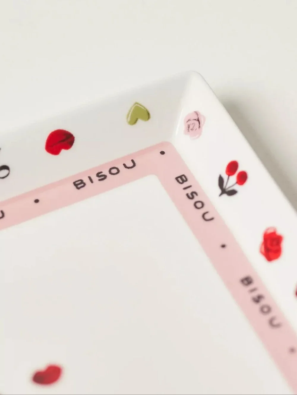Anthropologie Amour Ceramic Heart Trinket Tray